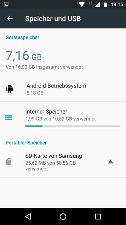 SD-Karten: Als intern formatieren