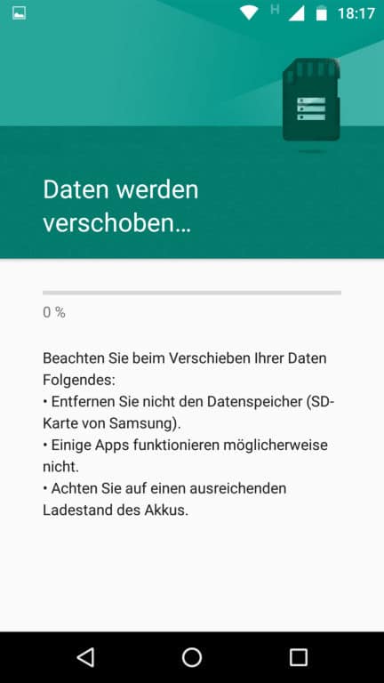 SD-Karten: Als intern formatieren