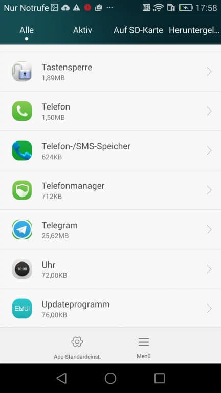 SD-Karten: Apps verschieben