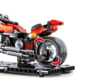 Klemmbaustein Sembo Building Block Car Model - Harley Car Model Technic (701100) Foto: Klemmbaustein Sembo Building Block Car Model - Harley Car Model Technic (701100)