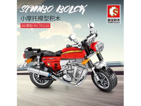 Foto: Klemmbaustein Sembo Enjoy The Ride - Honda Monkey Technic (701116)
