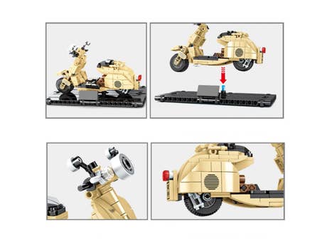 Klemmbaustein Sembo Enjoy The Ride - Little Sheep Motorcycle Technic (701104) Foto: Klemmbaustein Sembo Enjoy The Ride - Little Sheep Motorcycle Technic (701104)