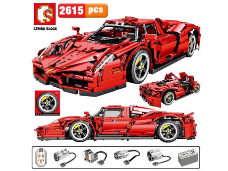Foto: Klemmbaustein Sembo Enzo Ferrari 1 zu 10 Technic (701020)