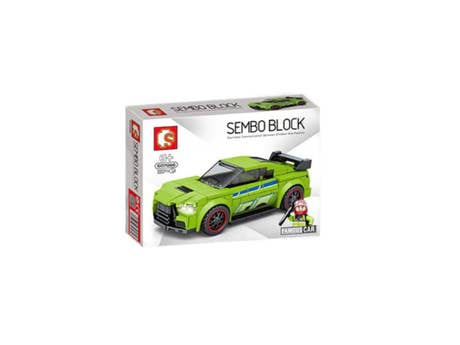 Foto: Klemmbaustein Sembo Famous Cars - Mitsubishi EVO Technic (607066)