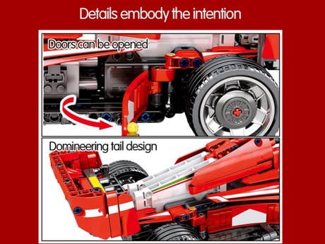 Foto: Klemmbaustein Sembo Ferrari FRR-F1 Formula Car Technic (701000)
