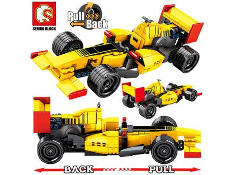 Foto: Klemmbaustein Sembo Formula F1 - Infiniti Red Bull Racing Pull Back Racing Car Technic (701353)