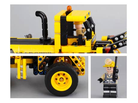 Foto: Klemmbaustein Sembo Mechanical Code - Front Loader Technic (701701)