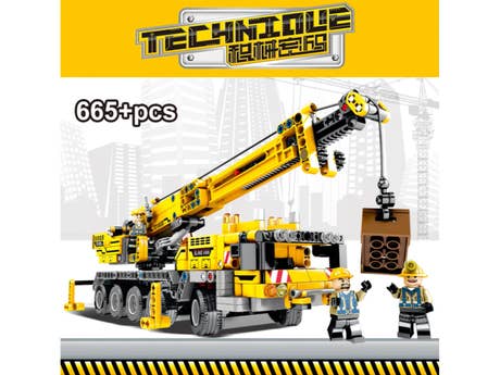 Foto: Klemmbaustein Sembo Mechanical Password - Mobile Crane Technic (701800)