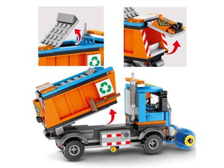 Foto: Klemmbaustein Sembo Multifunctional Sweeping Sanitation Vehicle Technic (601304)