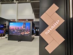 Sharp Videowall fürs Wohnzimmer