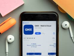 GMX App auf einem Smartphone