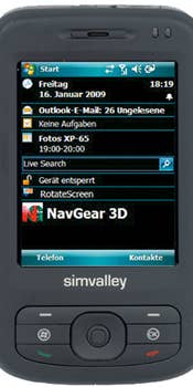 Handy simvalley MOBILE XP-65 Foto: Handy simvalley MOBILE XP-65