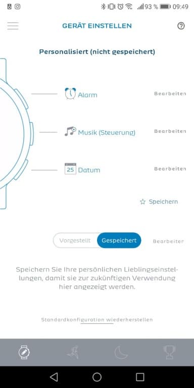 Skagen Hybrid-Smartwatch im Test: Die App