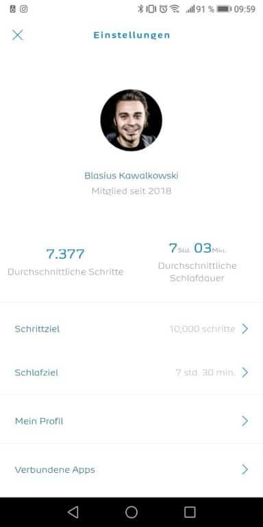 Skagen Hybrid-Smartwatch im Test: Die App