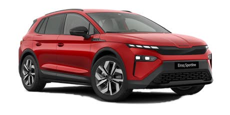 skoda-elroq-85x-seitlich-vorn-rot skoda-elroq-85x-seitlich-vorn-rot