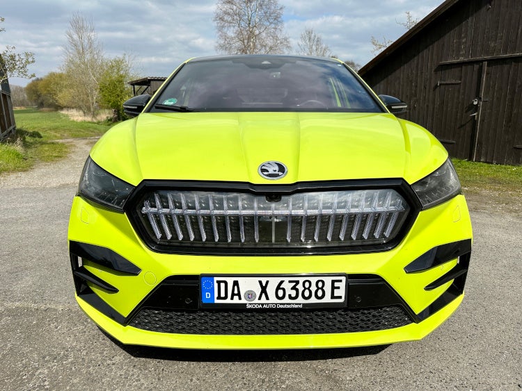 Front des Skoda Enyaq Coupé RS iV