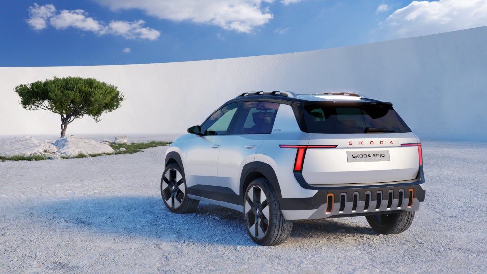 Skoda Epiq in einer Designstudie; hier die Heckansicht.