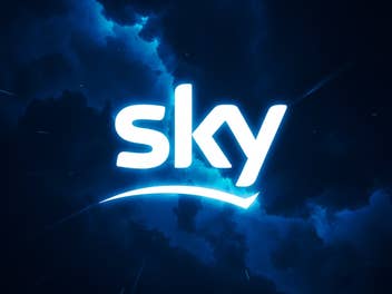 Sky-Logo mit hohem Kontrast