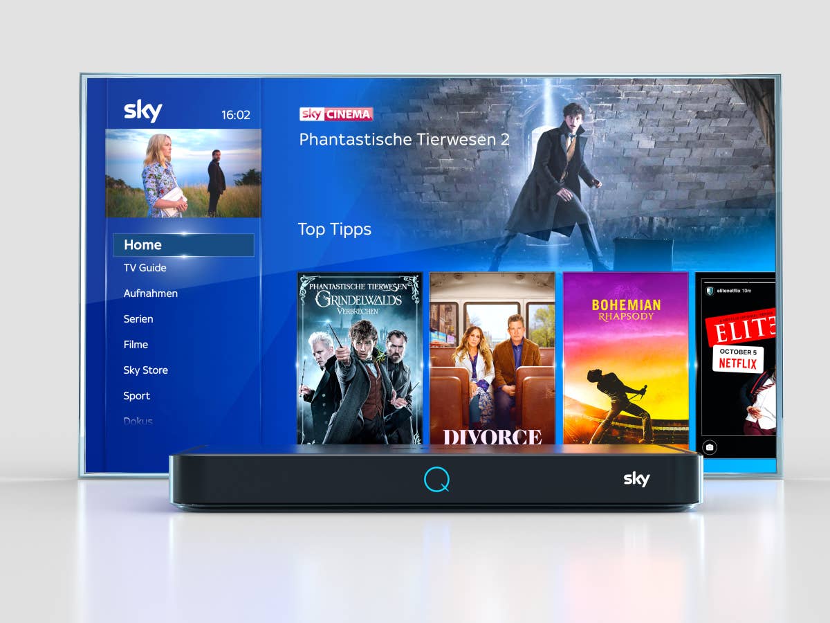 Sky Q Receiver bekommt neues Update