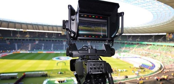 UHD-Kamera von Sportcast im Olympiastadion Berlin