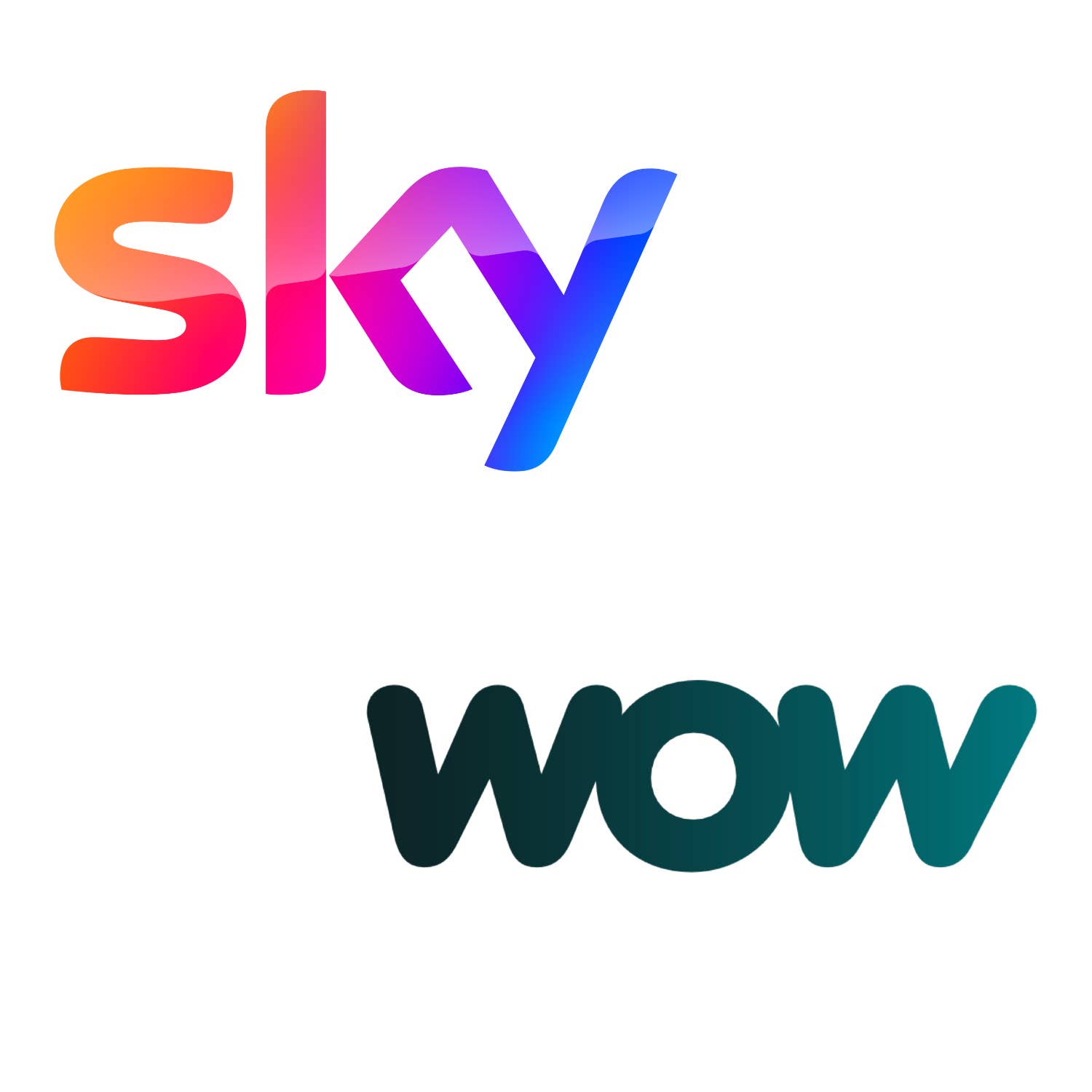 Sky- und WOW-Logo