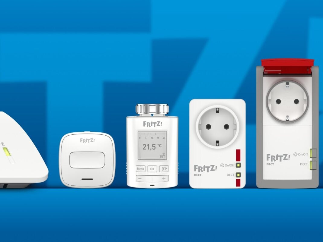 Die verschiedenen Smart-Home-Geräte von AVM.