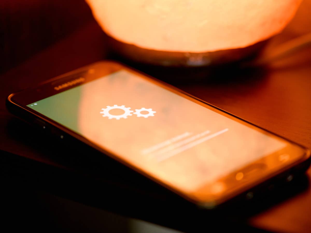 Update läuft auf einem Android-Smartphone.