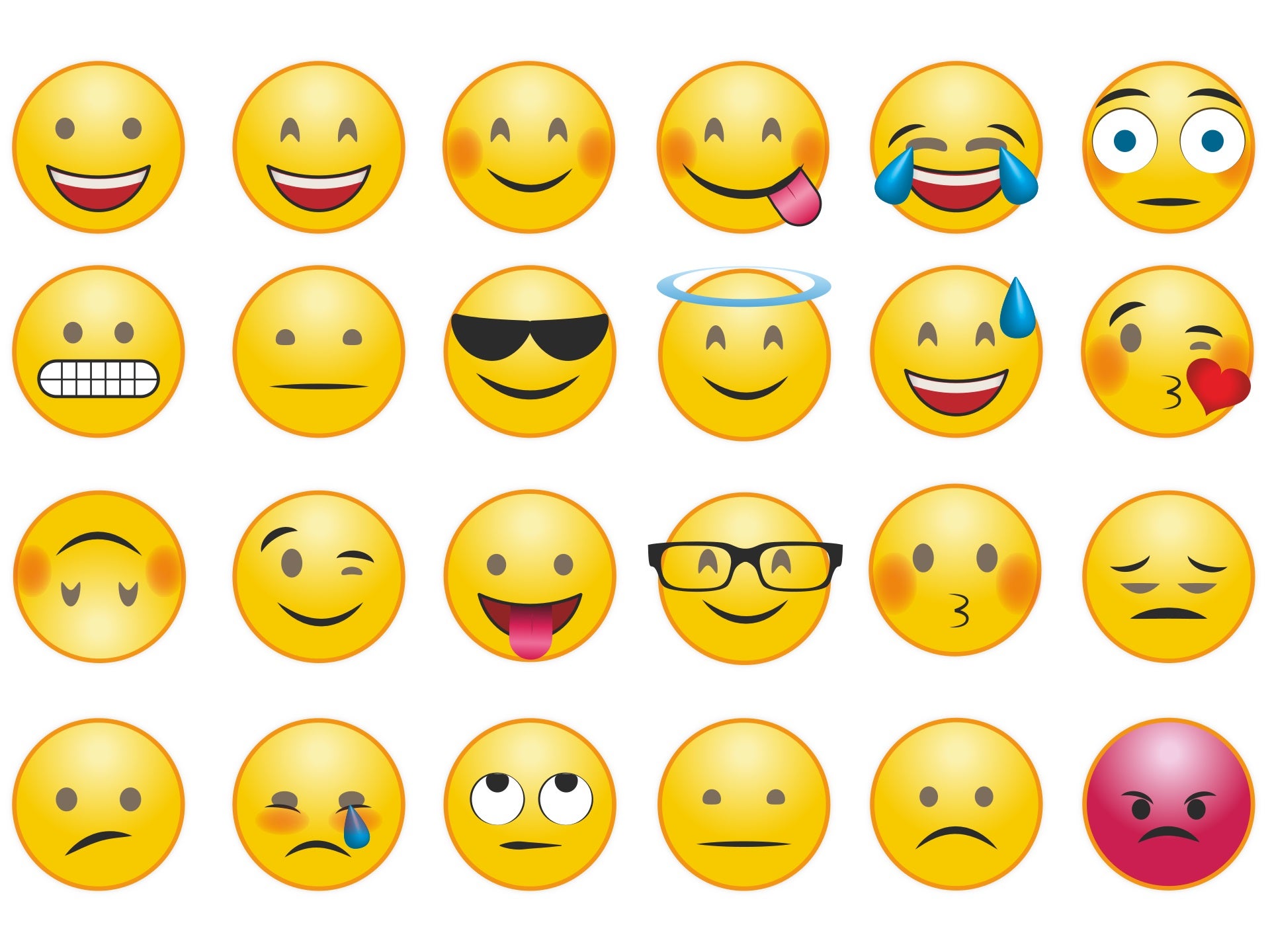 Kostenlos kopieren smileys zum Emojis &