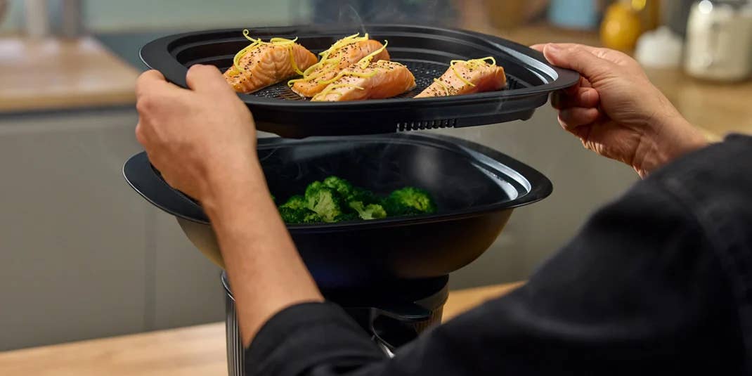 So sieht es aus, wenn du mit dem Thermomix TM7 dampfgarst