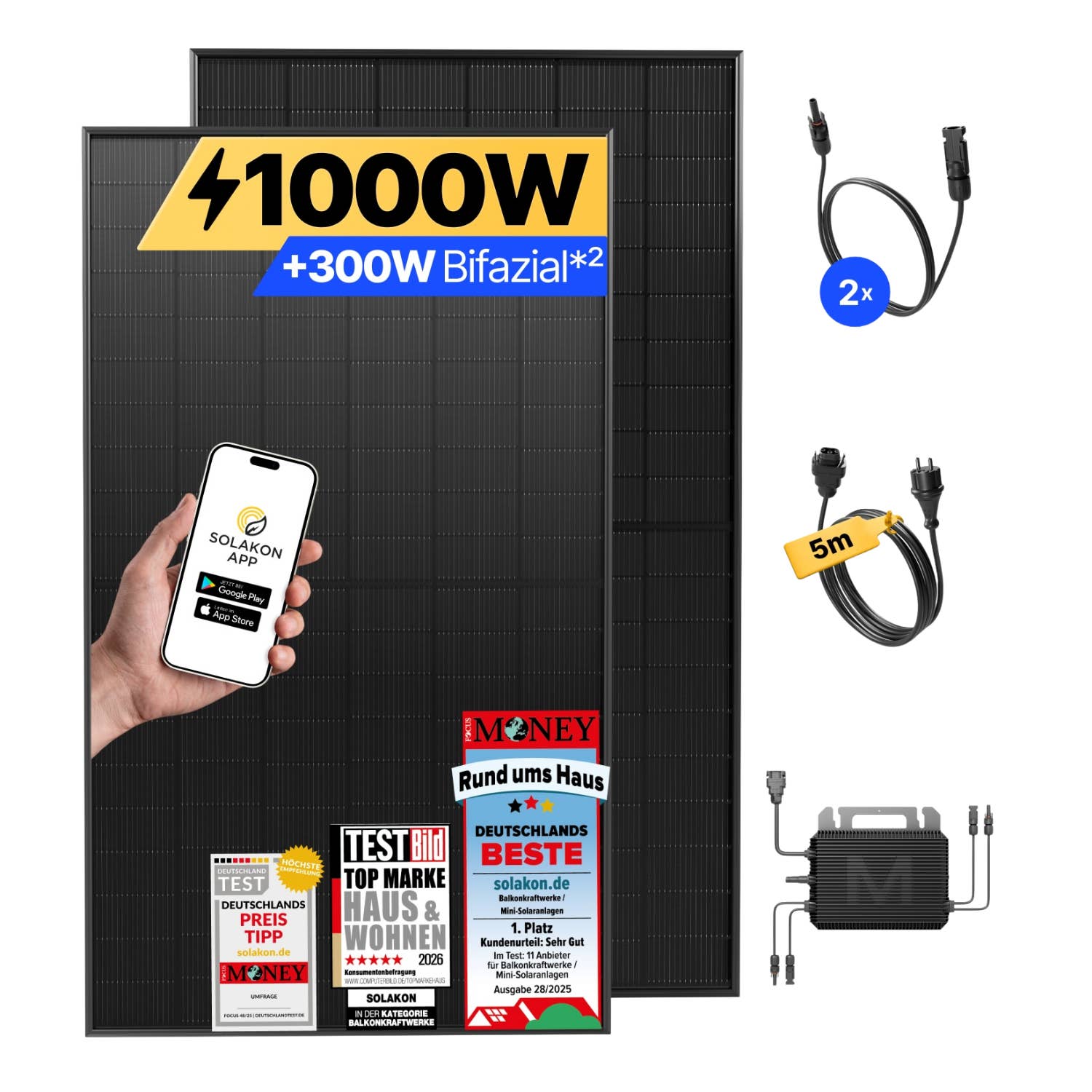 Solakon Balkonkraftwerk 1000W800W