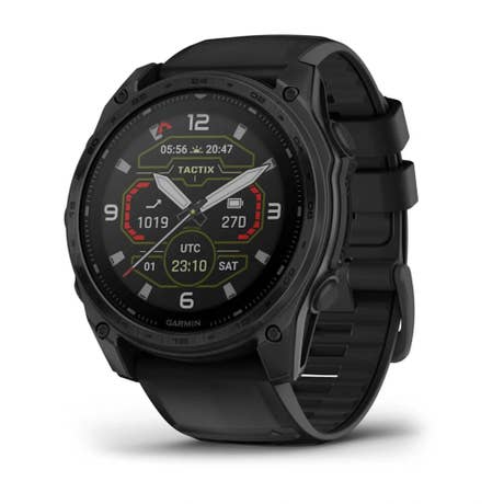 Garmin Tactix 8 Solar front links seitlich schwarz