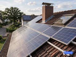Solaranlage auf einem Dach