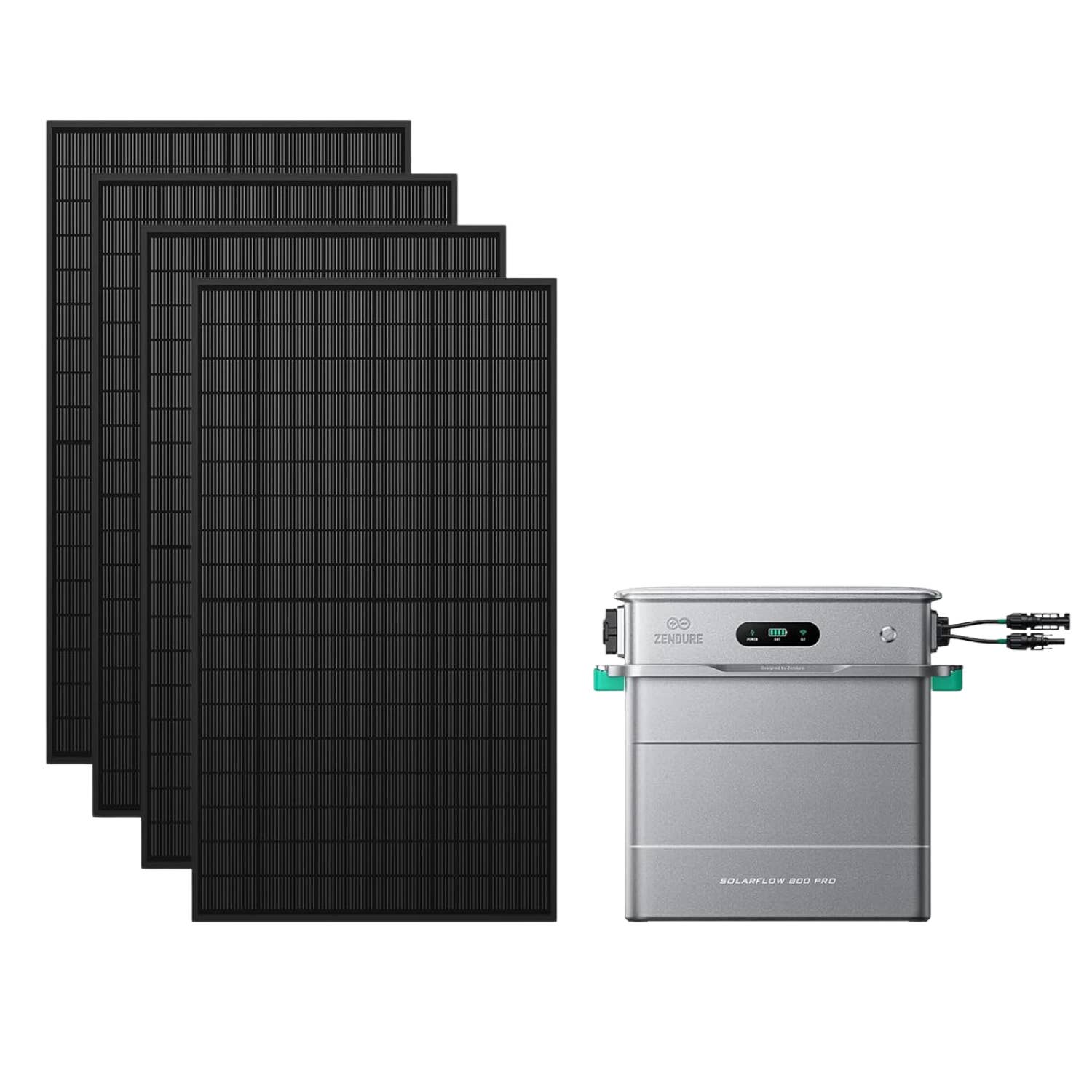 SolarFlow 800 Pro + vier 430-W-Module