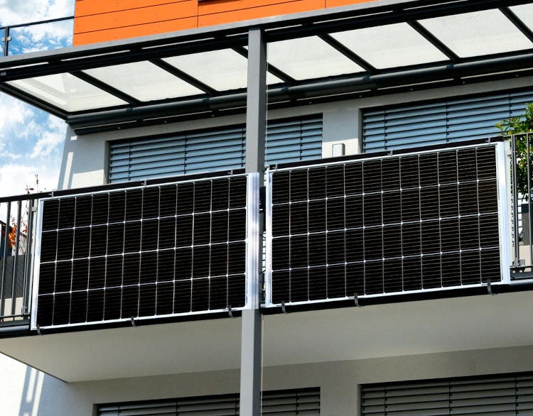 Solovoltaik Balkonkraftwerk bei Aldi kaufen.