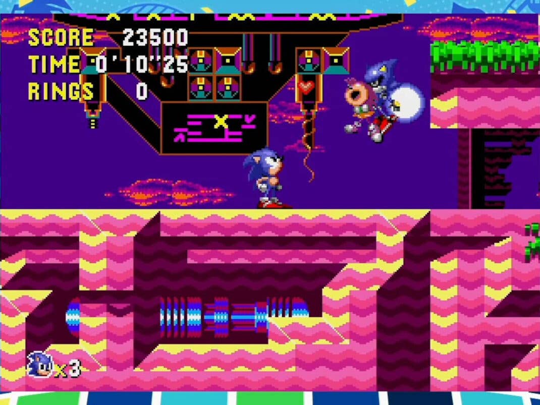 Sonic Klassik auf der neuen Sega Genisis Mini 2.