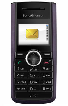 Sony J110i Datenblatt - technische Daten des Sony J110i Sony J110i Datenblatt - Foto des Sony J110i