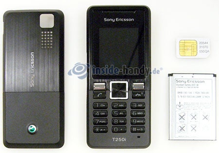 Sony Ericsson T250i: zerlegtes Gerät Front