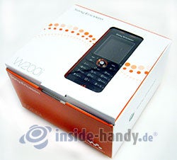 Sony Ericsson W200i: Verpackung