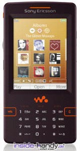 Sony W950i Datenblatt - technische Daten des Sony W950i Sony W950i Datenblatt - Foto des Sony W950i