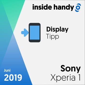 Sony Xperia 1 Display-Tipp