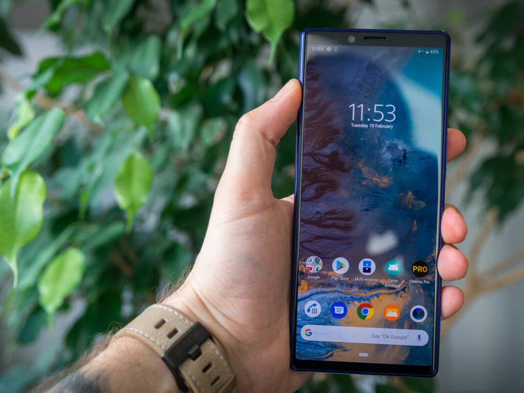 Das Sony Xperia 1 besitzt ein OLED-Display mit 4K-Auflösung