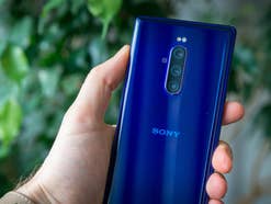 Sony Xperia 1 von hinten mit Fokus auf Triple-Kamera