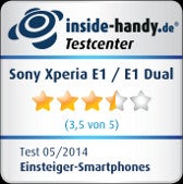 Sony Xperia E1: Testsiegel Sony Xperia E1: Testsiegel