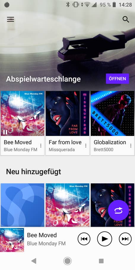 So sieht die Nutzeroberfläche des Sony Xperia L3 aus.