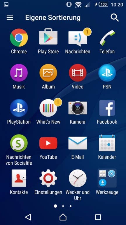 Sony Xperia M5: Screenshots