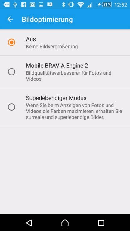 Sony Xperia M5: Screenshots