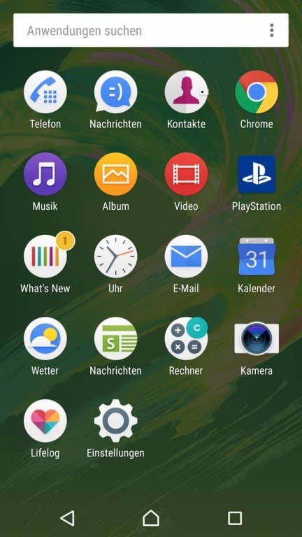 Sony Xperia X Performance: Screenshots