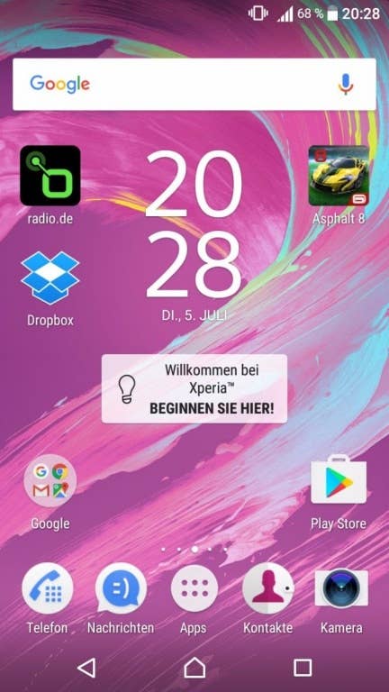 Sony Xperia XA - Die Software im Überblick