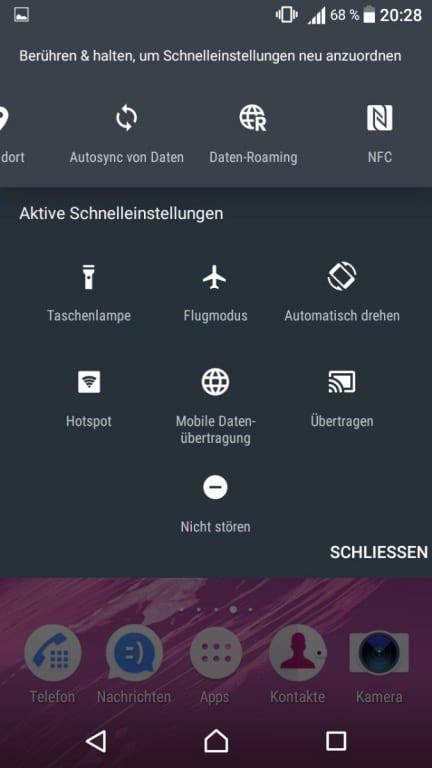 Sony Xperia XA - Die Software im Überblick