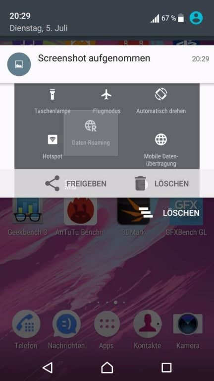 Sony Xperia XA - Die Software im Überblick